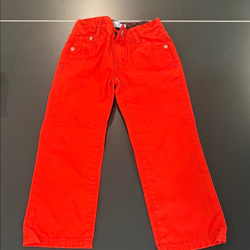Mini Boden Vibrant Red Casual Pants